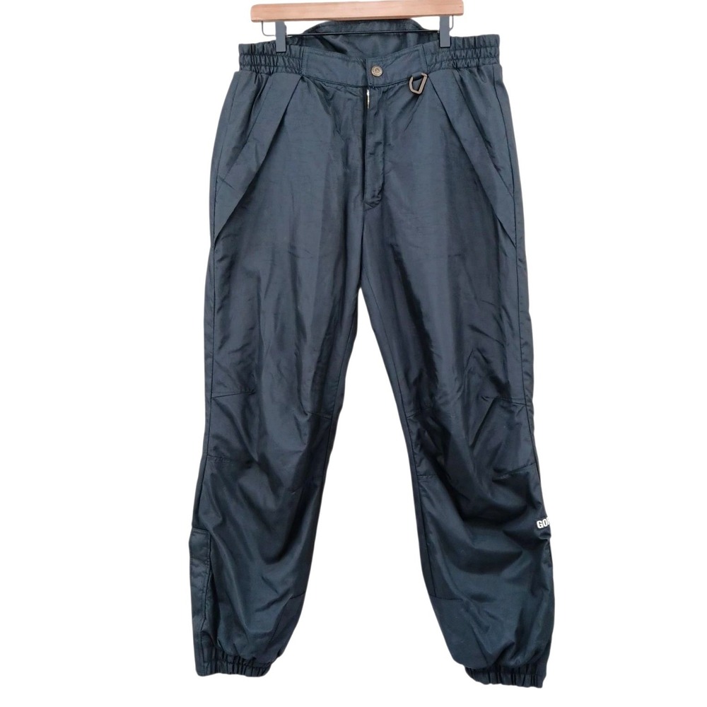 Alpine Design Snow Pants Mens L Black Gore-Tex Waterproof Ski Cargo Winter Gear